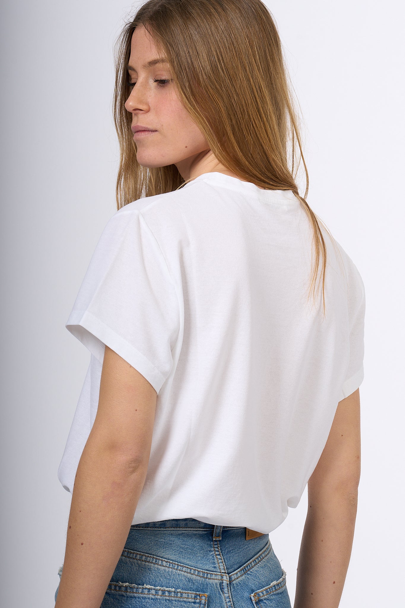 Slowear T-shirt Ice-cotton Bianco Donna-4