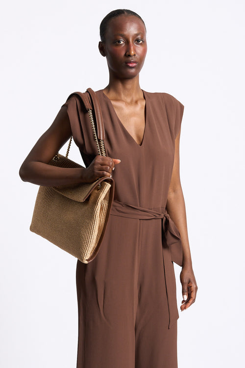 Slowear Tuta Lara in Crepe Havana Donna-2
