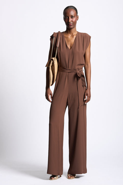 Slowear Tuta Lara in Crepe Havana Donna