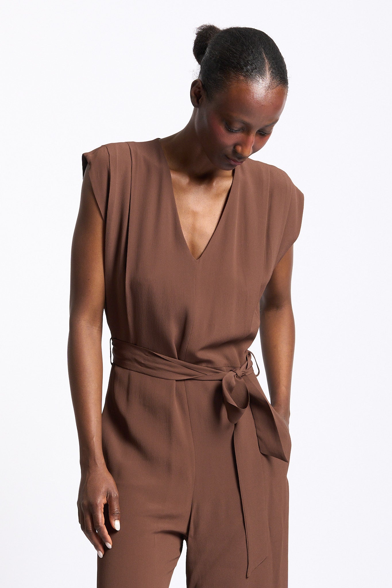 Slowear Tuta Lara in Crepe Havana Donna-9