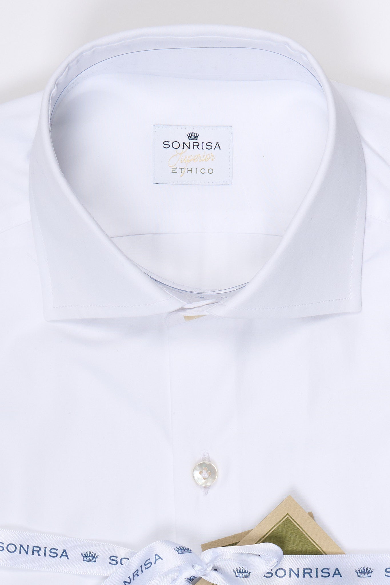 Sonrisa Camicia Ethico Bianco Uomo-2