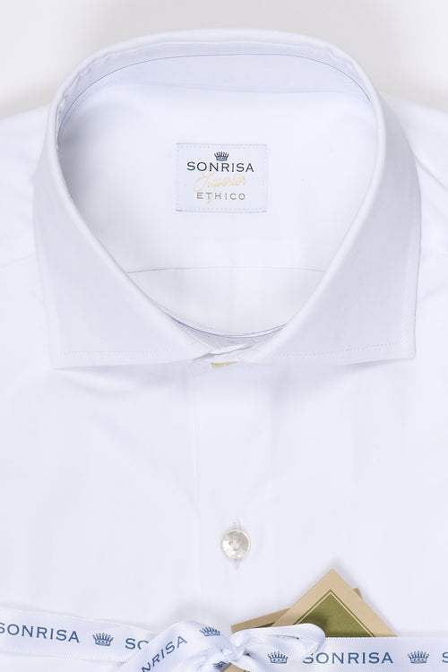 Sonrisa Camicia Ethico Bianco Uomo-2