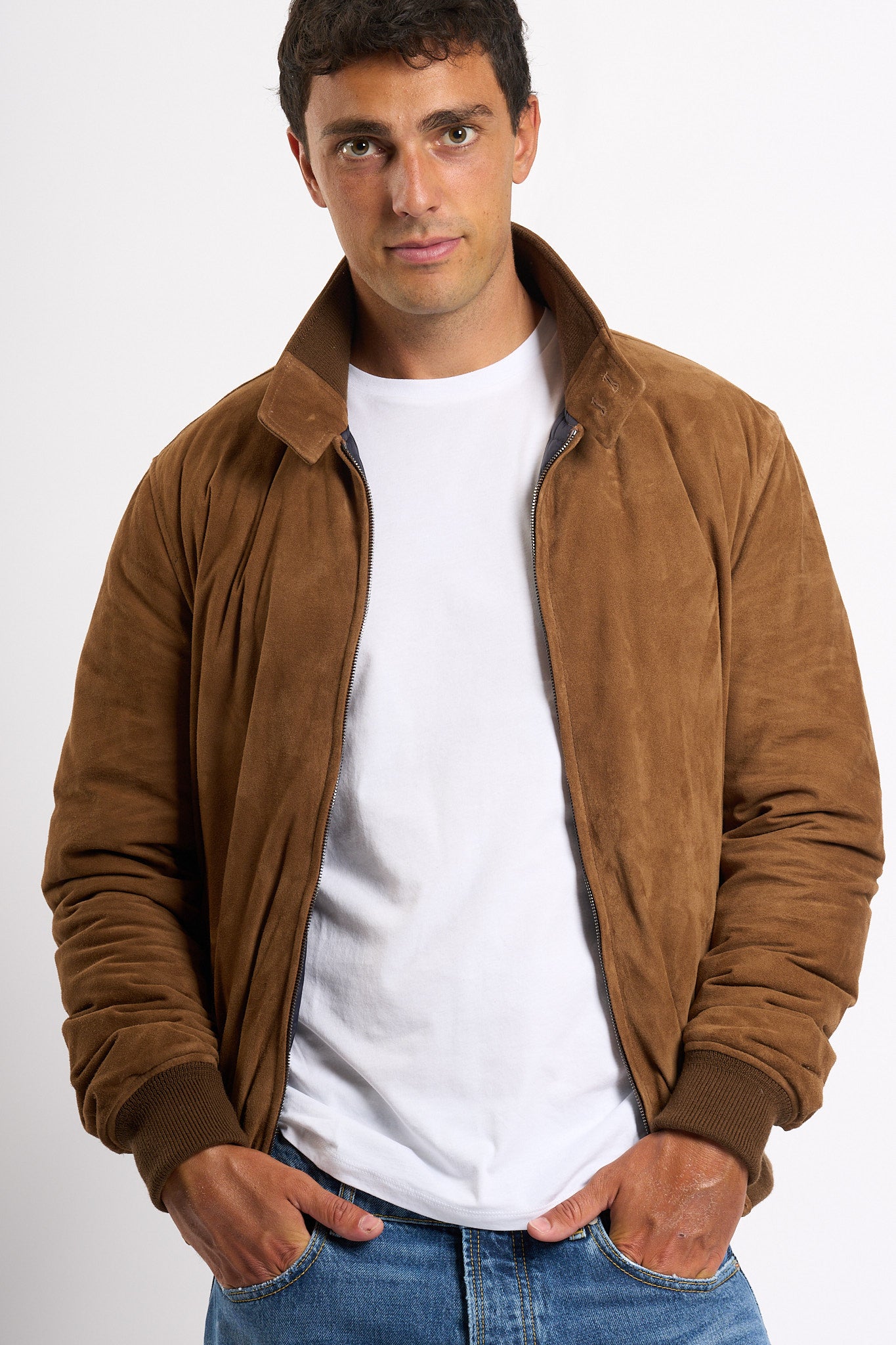 Stewart Giubbino Suede Imbottito Nuvola Uomo-6
