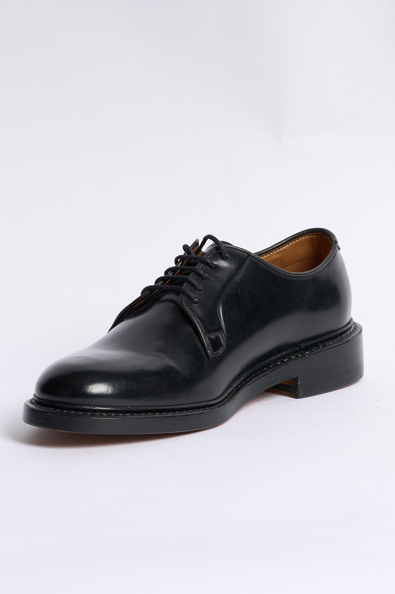 Stewart Scarpa Derby Pelle Nero Uomo-5