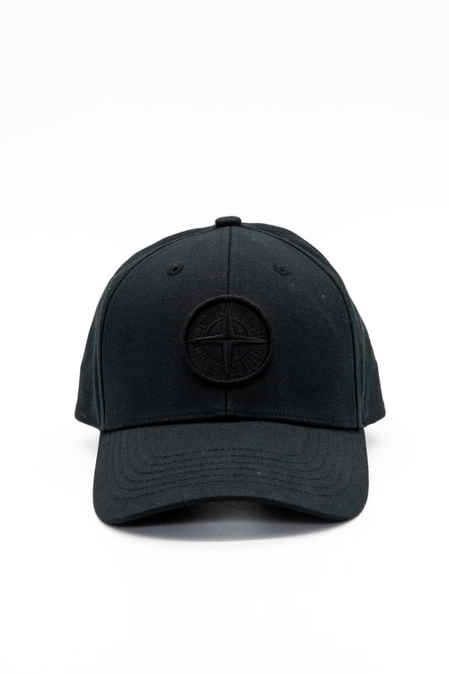 Stone Island Cappello Visiera Nero Uomo-2