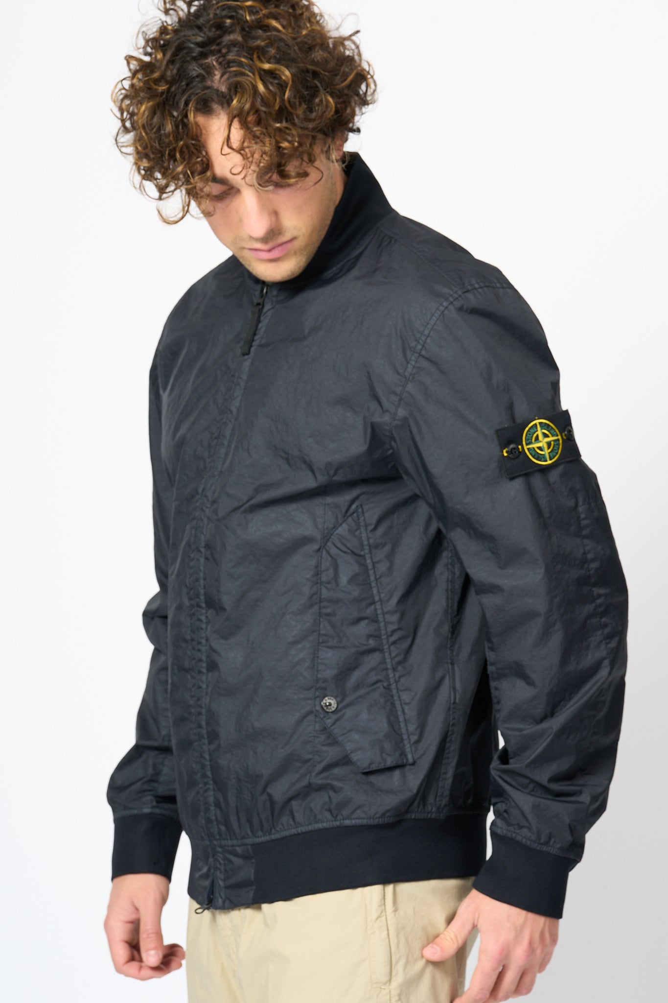 Giubbotto Blu Stone Island Giubbotto Saldi Giubbotto Trapuntato