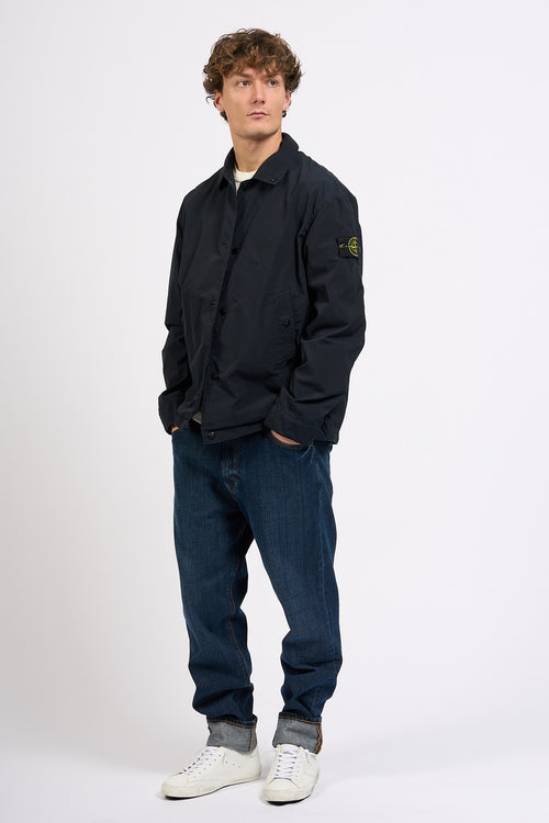 Stone Island Coach Jacket Blu Uomo