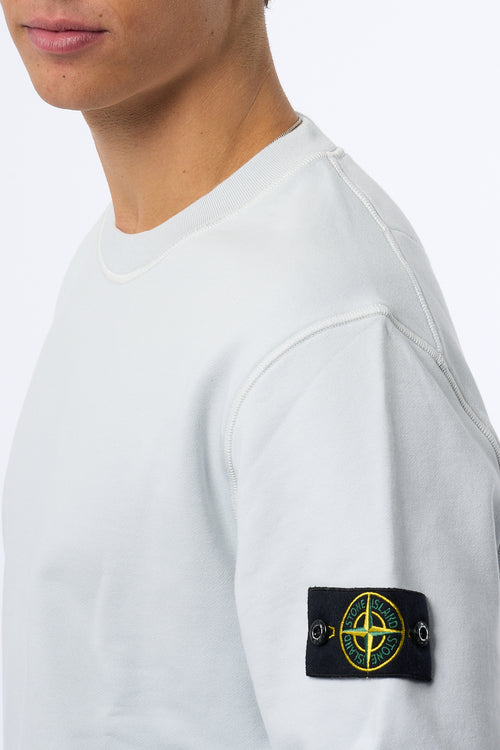 Stone Island Felpa Girocollo 6100044 Cielo Uomo-2