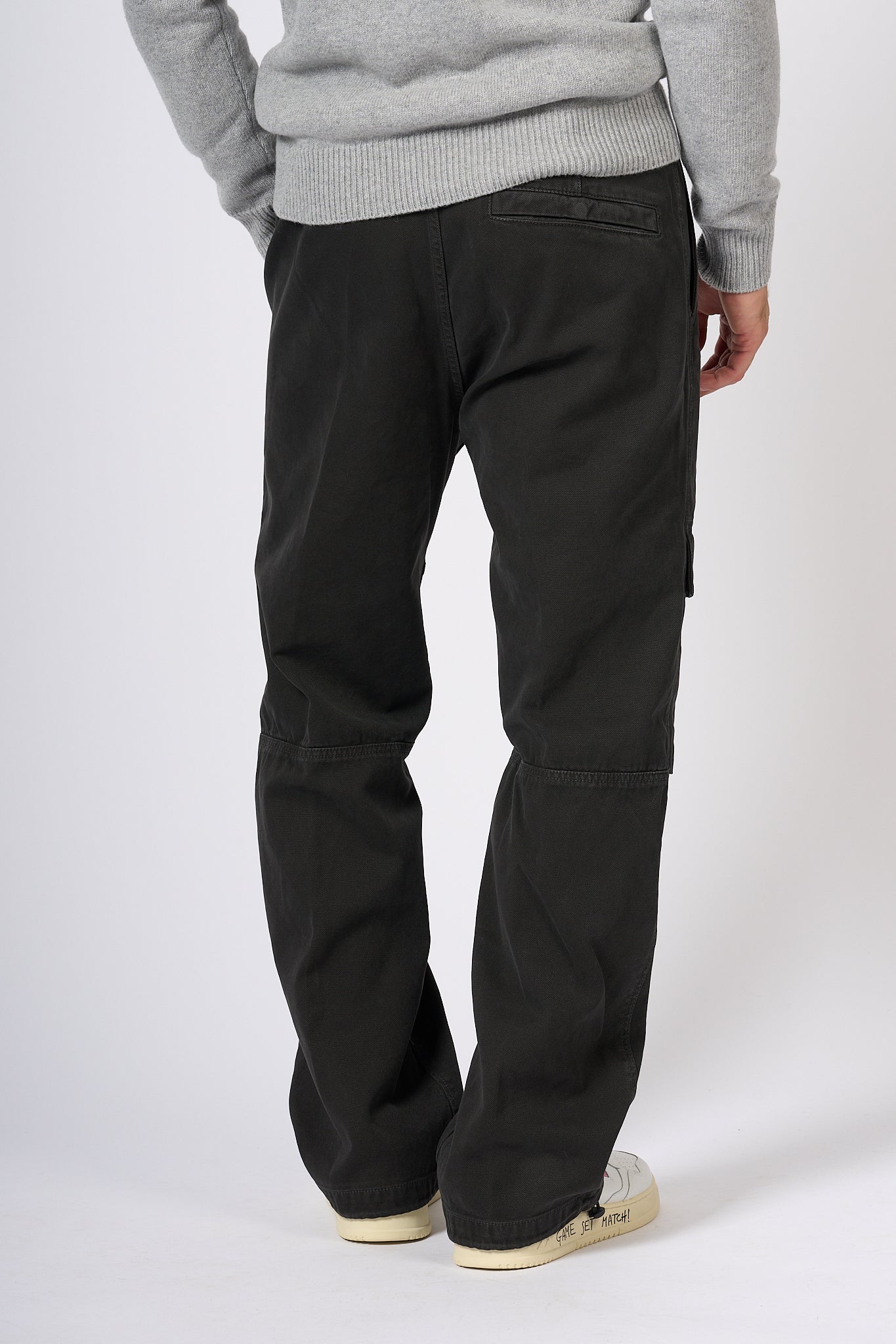 Stone Island Cargo Work Pants Dark Grey Men-4