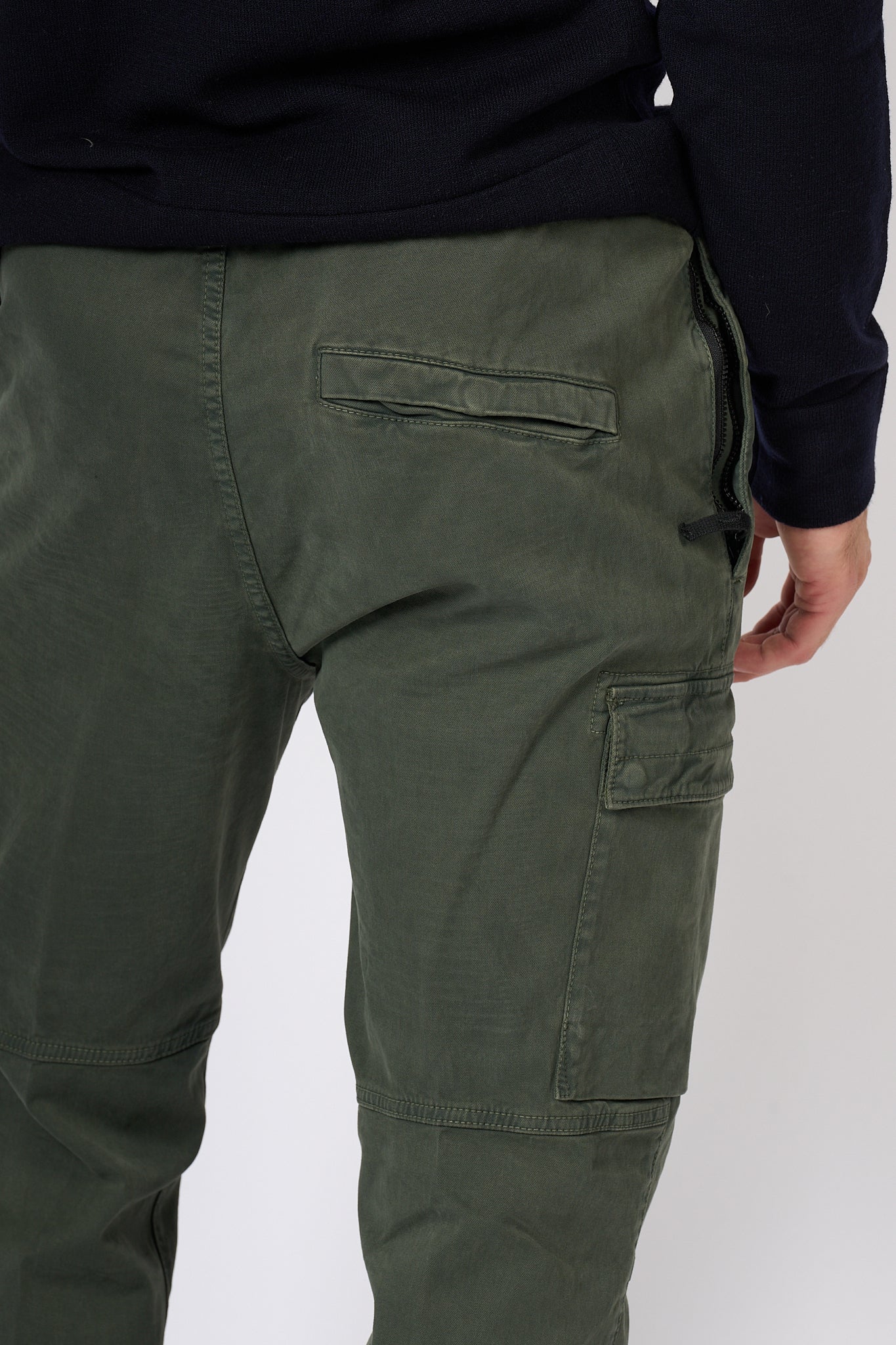 Stone Island Pantalone Coulisse Muschio Uomo-4