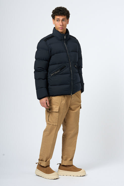 Stone Island Seamless Down Jacket Blue Men