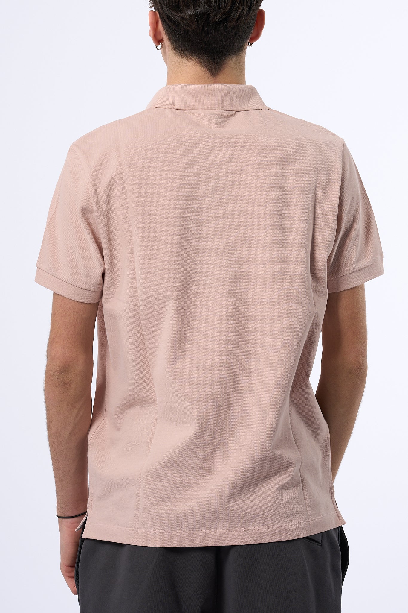 Stone Island Polo Manica Corta Rosa Uomo-7