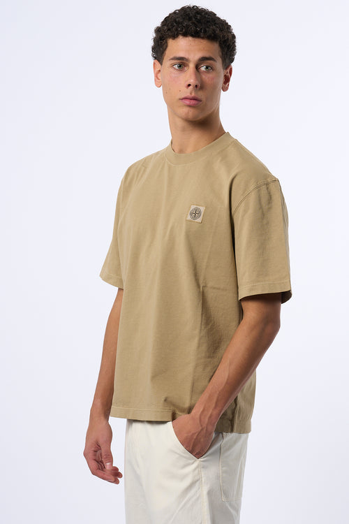 Stone Island T-shirt Over Biscotto Uomo