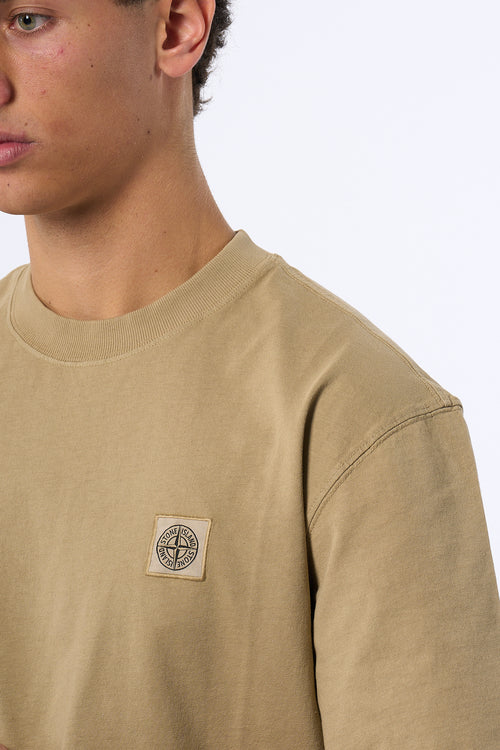 Stone Island T-shirt Over Biscotto Uomo-2