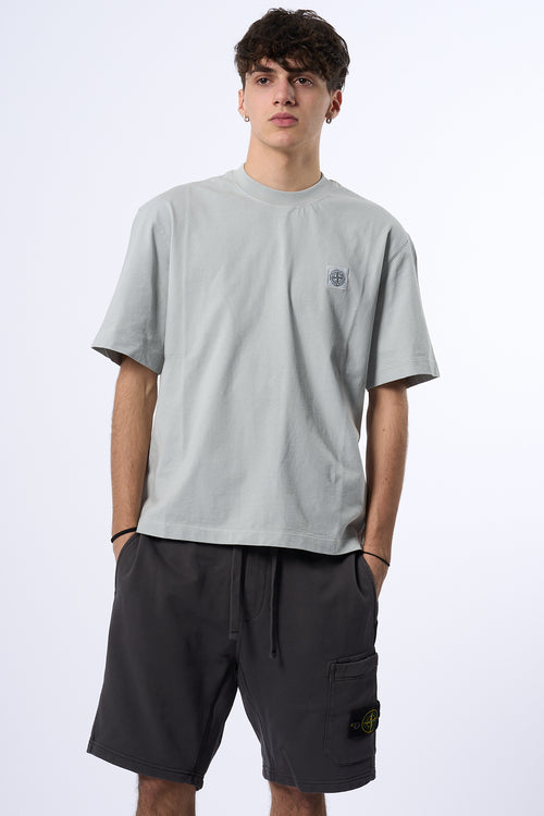 Stone Island T-shirt Over Perla Uomo