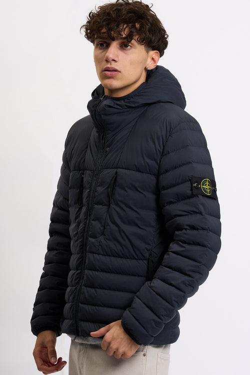 Stone island 100 Grammi Con Cappuccio Blu Uomo