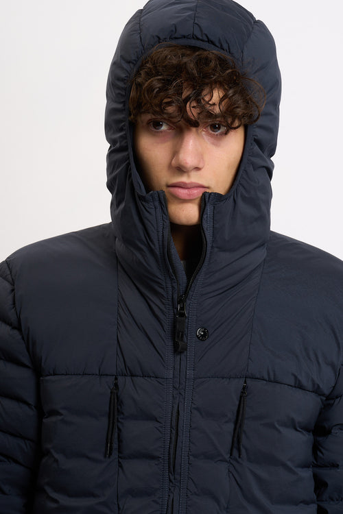 Stone island 100 Grammi Con Cappuccio Blu Uomo-2