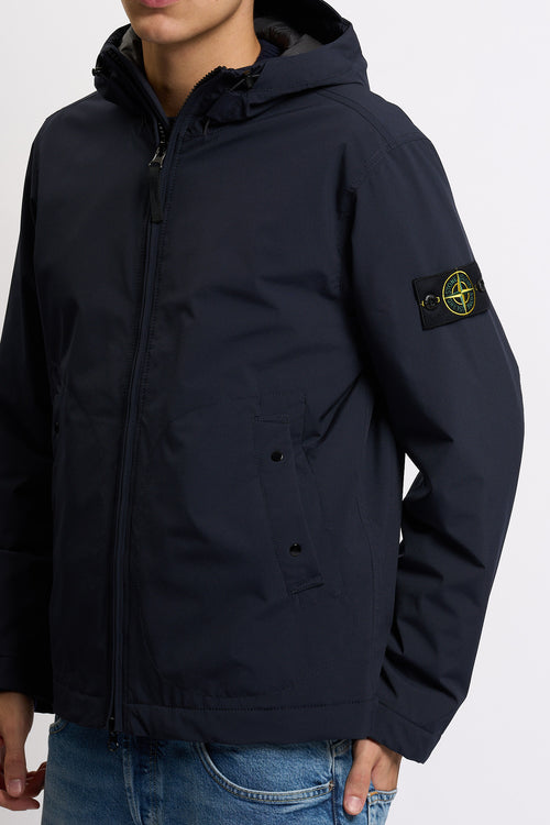 Stone island Caban Imbottito Primaloft Blu Uomo-2