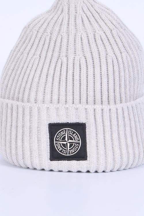Stone Island Cappellino Lana Sabbia Uomo-2