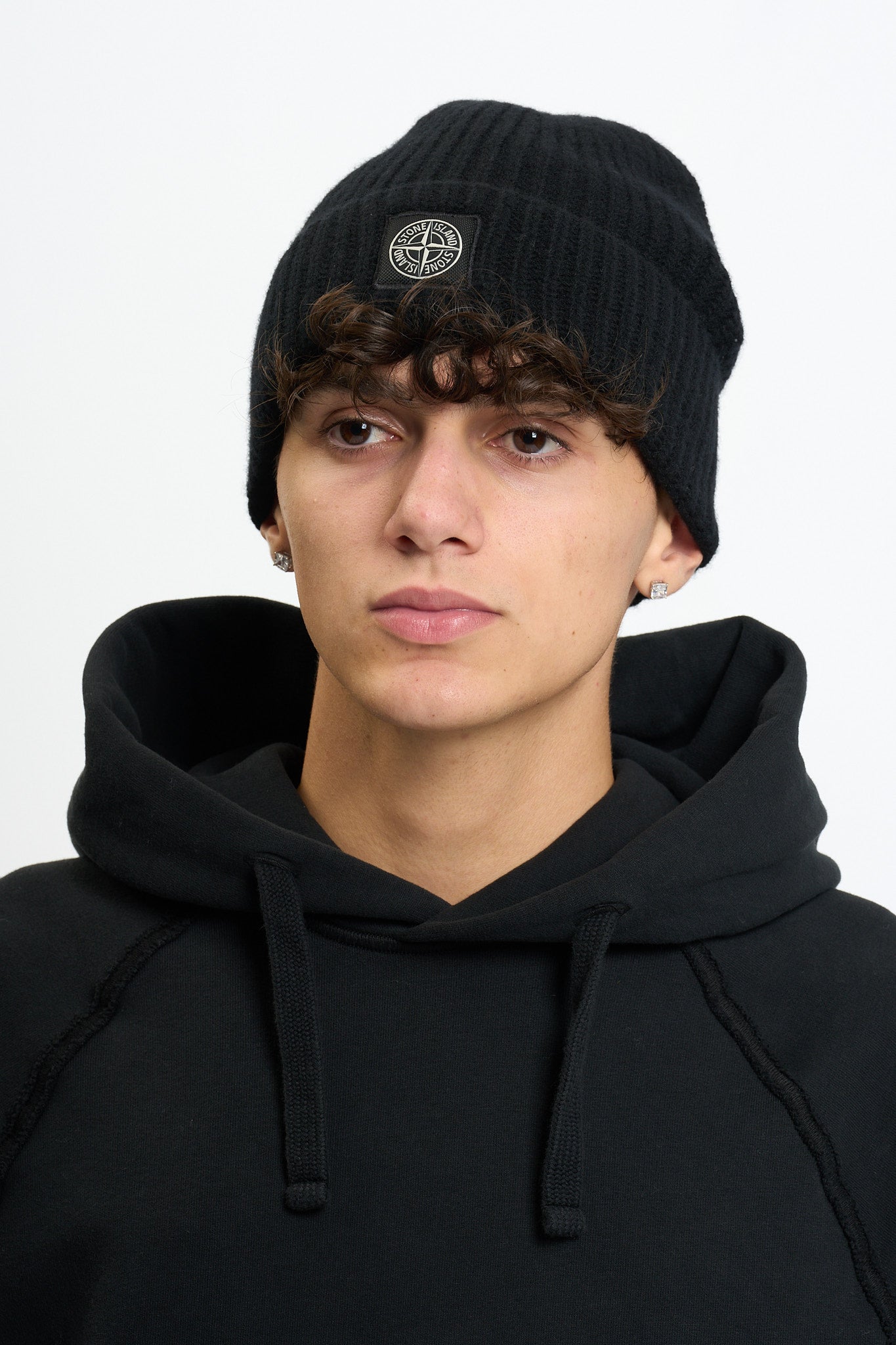 Stone island Cappellino Nero Uomo-1