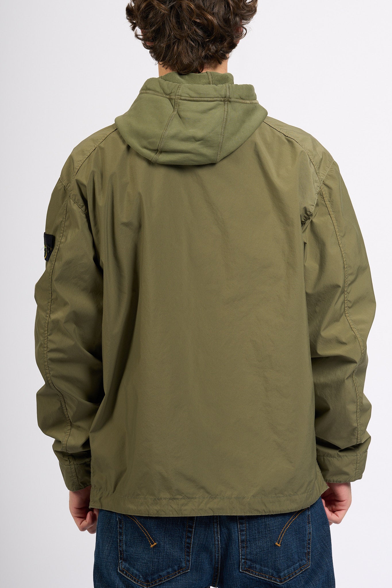 Stone island Coach Jacket Verde militare Uomo-6