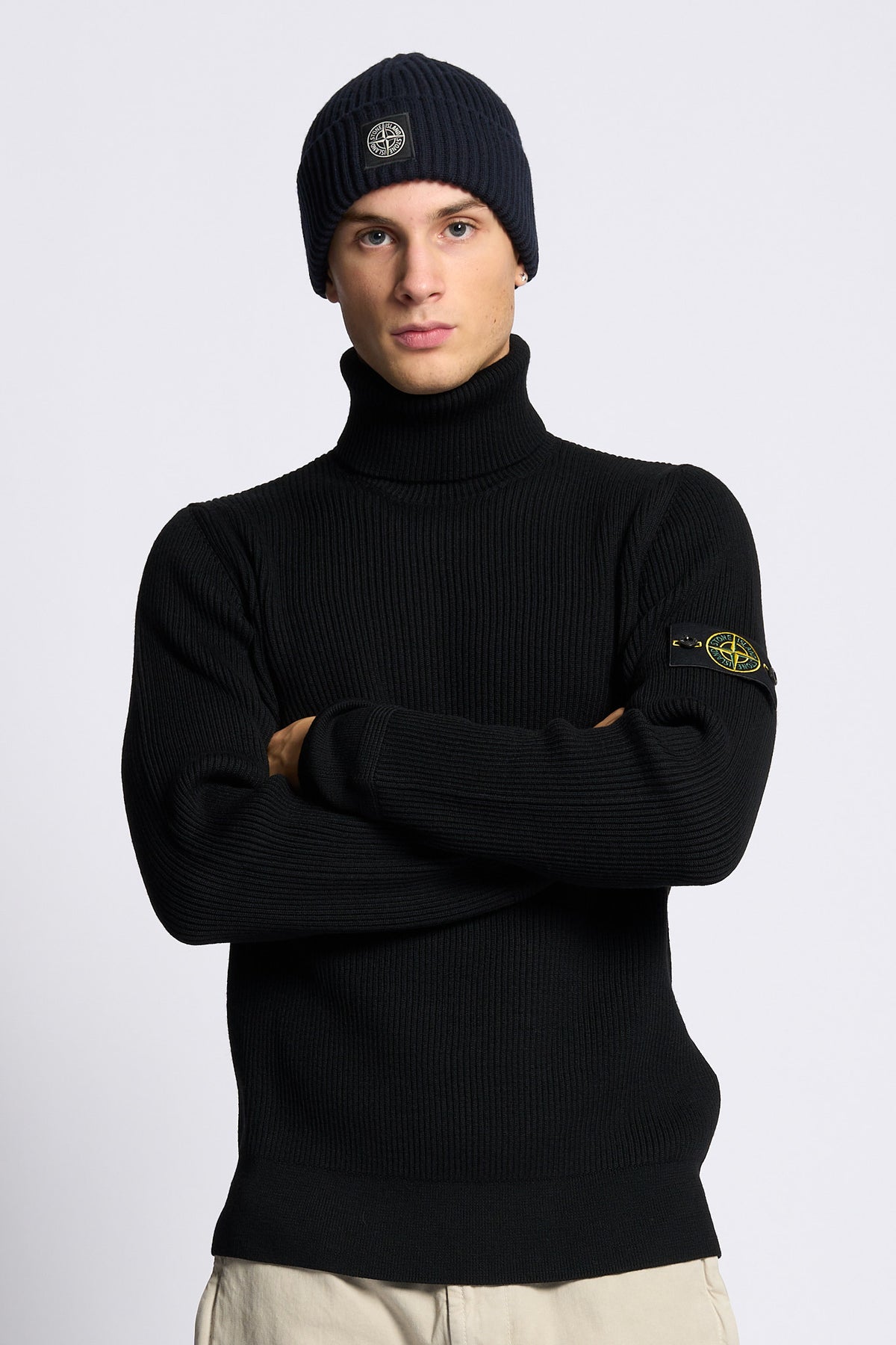 Stone island Dolcevita Coste Nero Uomo-1