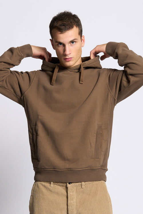 Stone island Felpa Cappuccio Terra Uomo