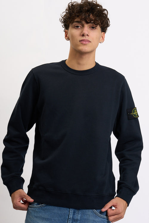 Stone island Felpa Girocollo K2S156100028S0A20 Blu Uomo-2