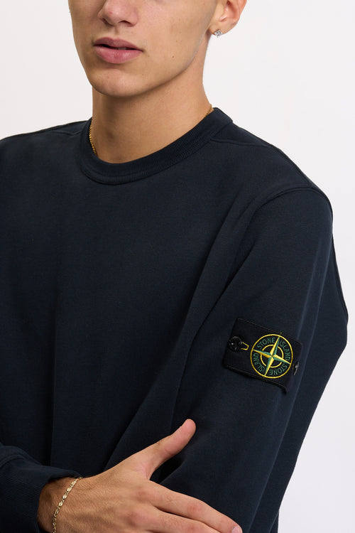 Stone island Felpa Girocollo K2S156100028S0A20 Blu Uomo