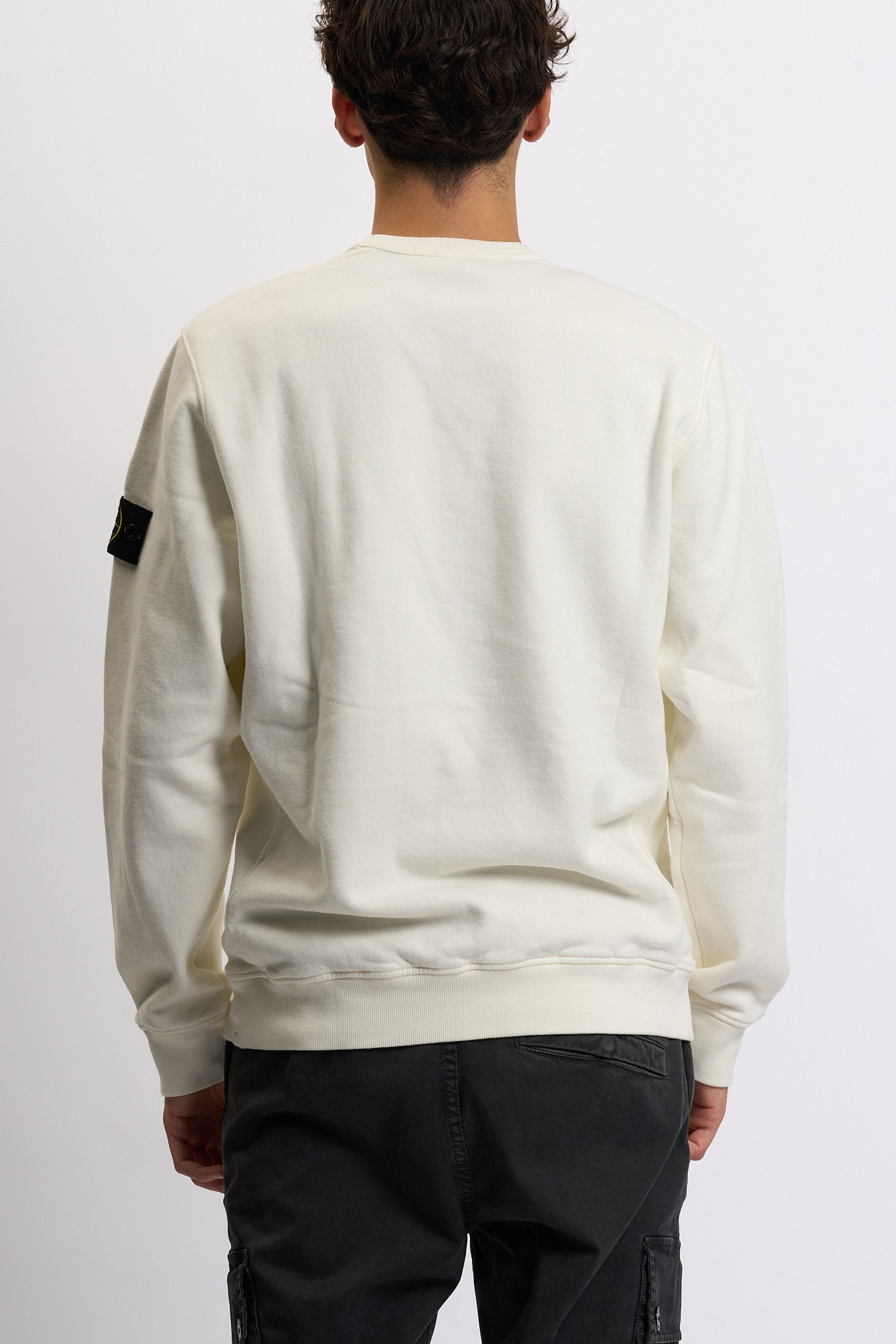 Stone island Felpa Girocollo k2s156100028s0a20 Avorio Uomo-4