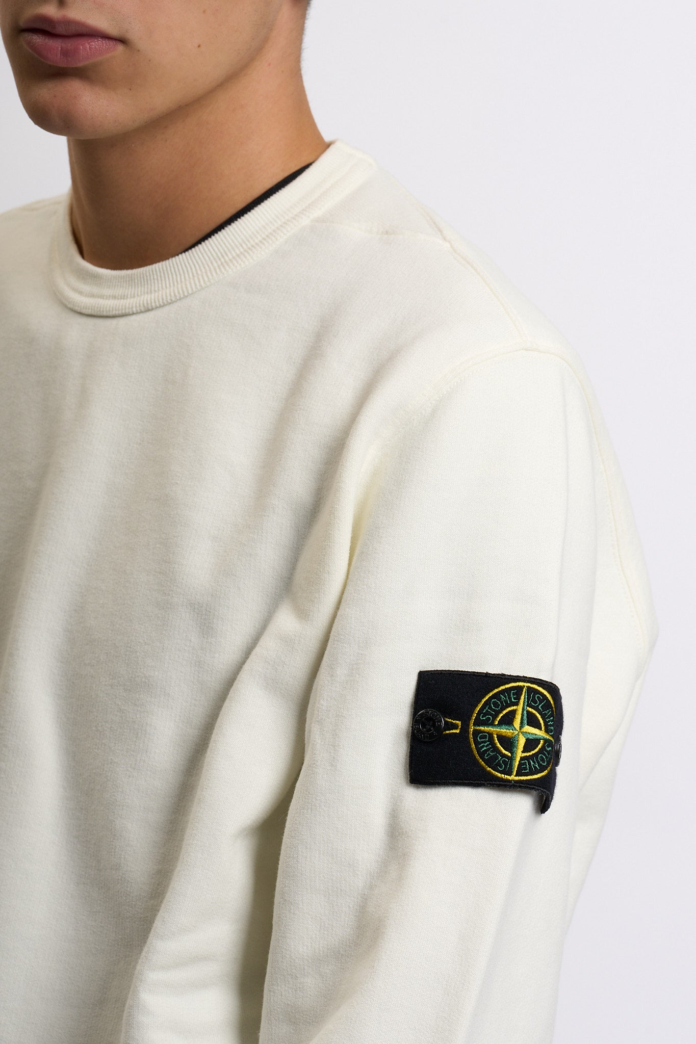 Stone island Felpa Girocollo k2s156100028s0a20 Avorio Uomo-8