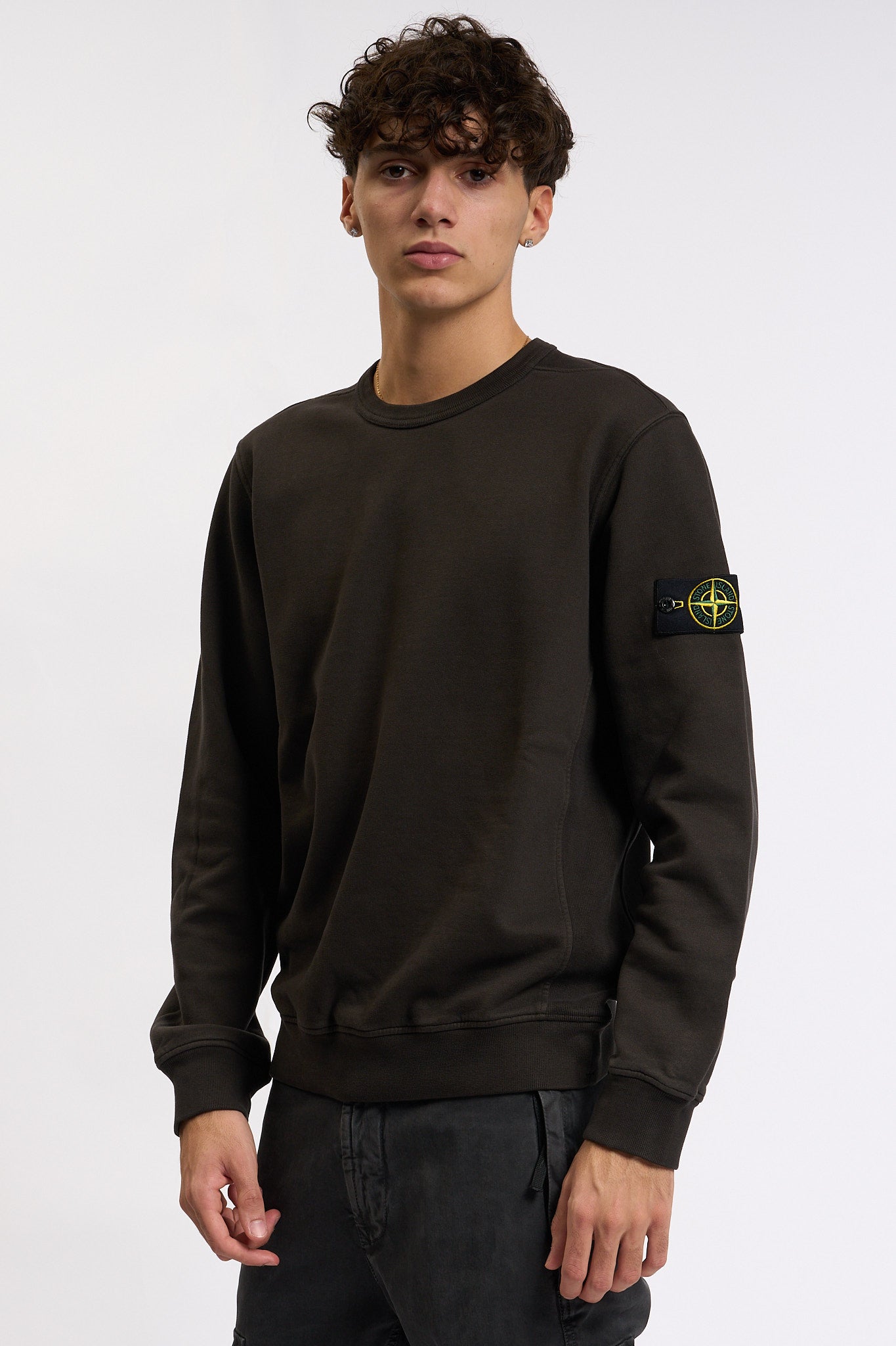 Stone island Felpa Girocollo k2s156100028s0a20 Piombo Uomo-1