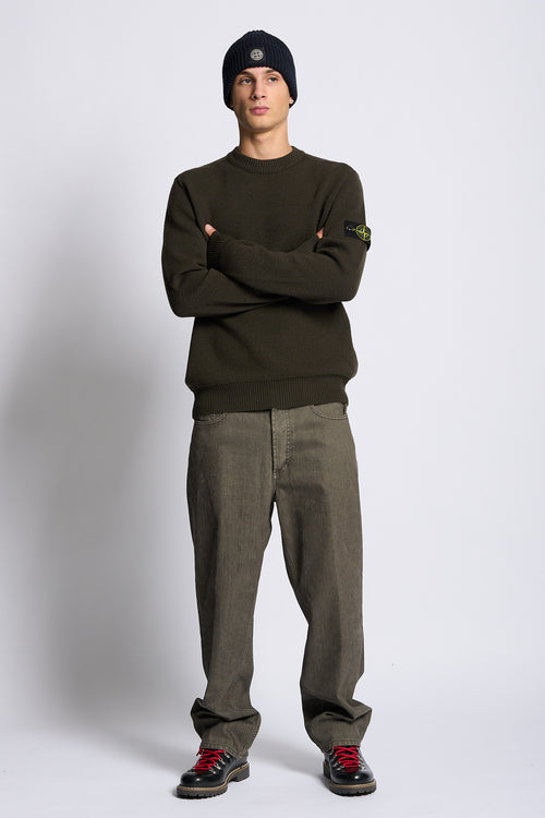 Stone island Girocollo Boucle' Testa di moro Uomo-2