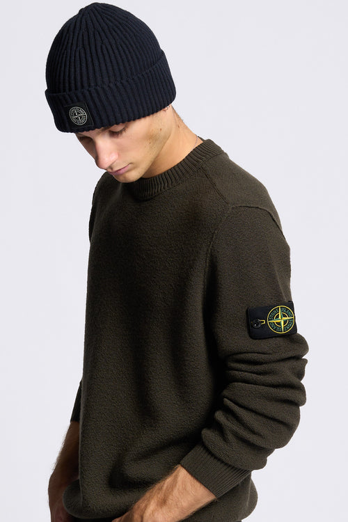 Stone island Girocollo Boucle' Testa di moro Uomo