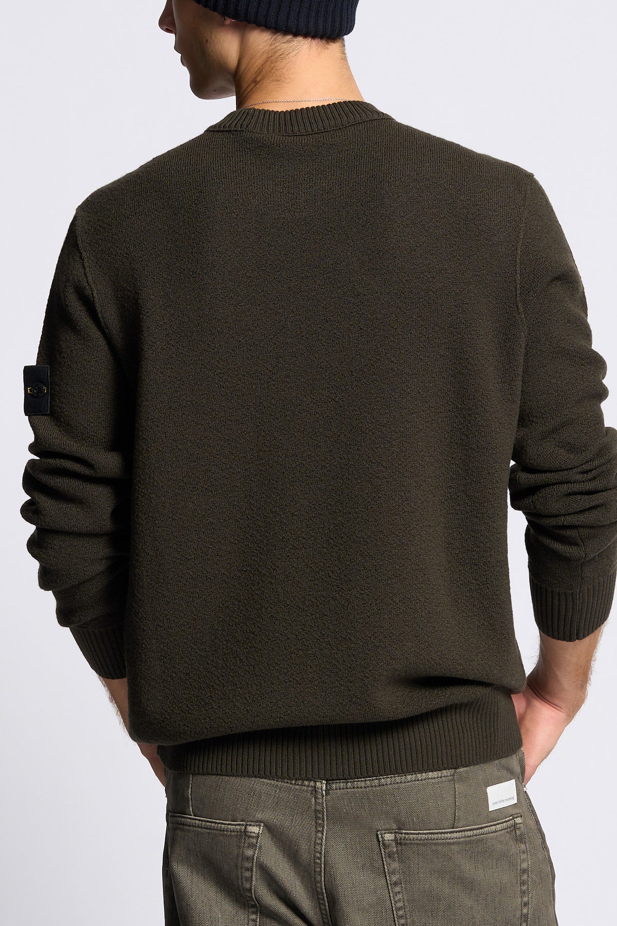 Stone island Girocollo Boucle' Testa di moro Uomo-5