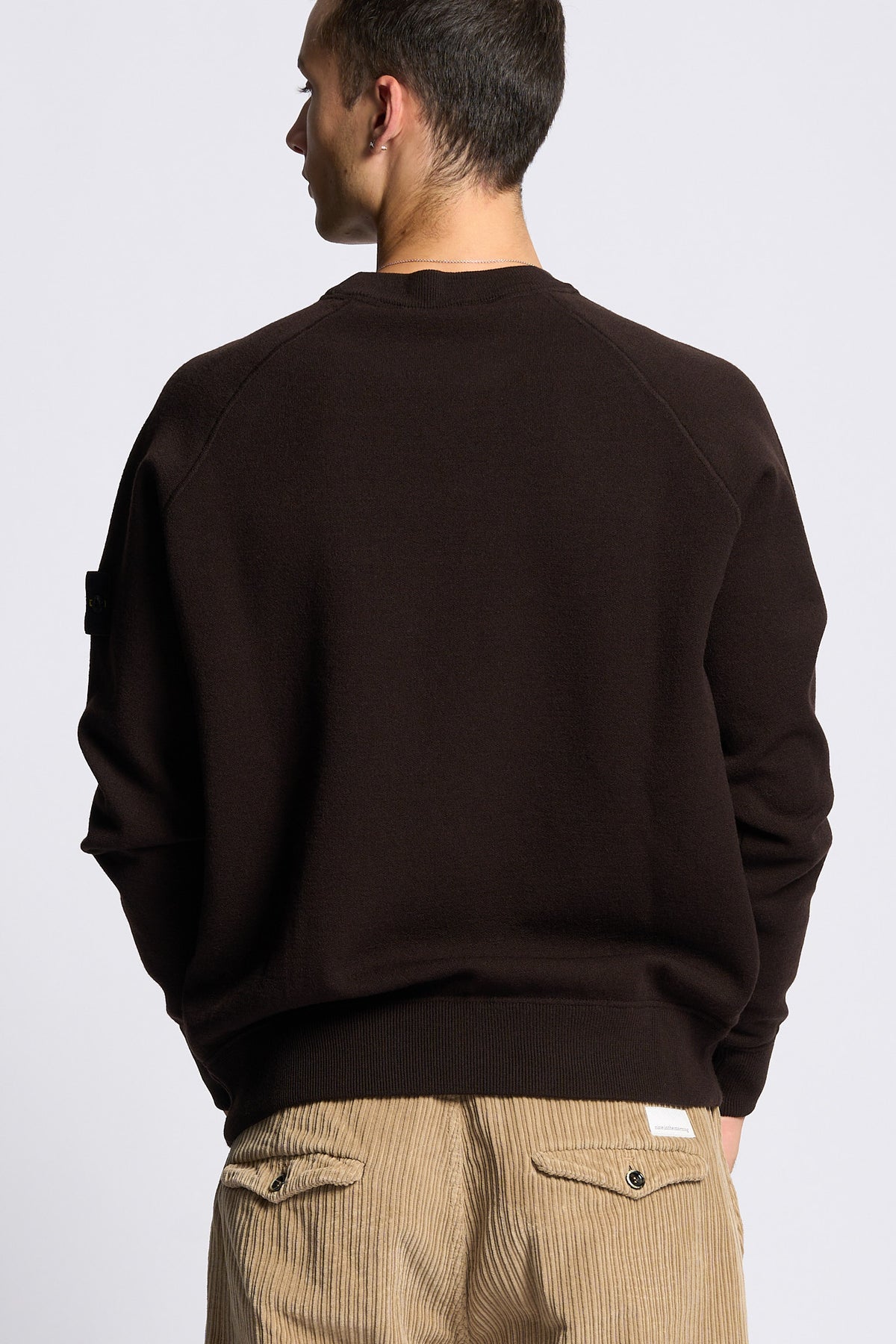 Stone island Girocollo Lana Testa di moro Uomo-6