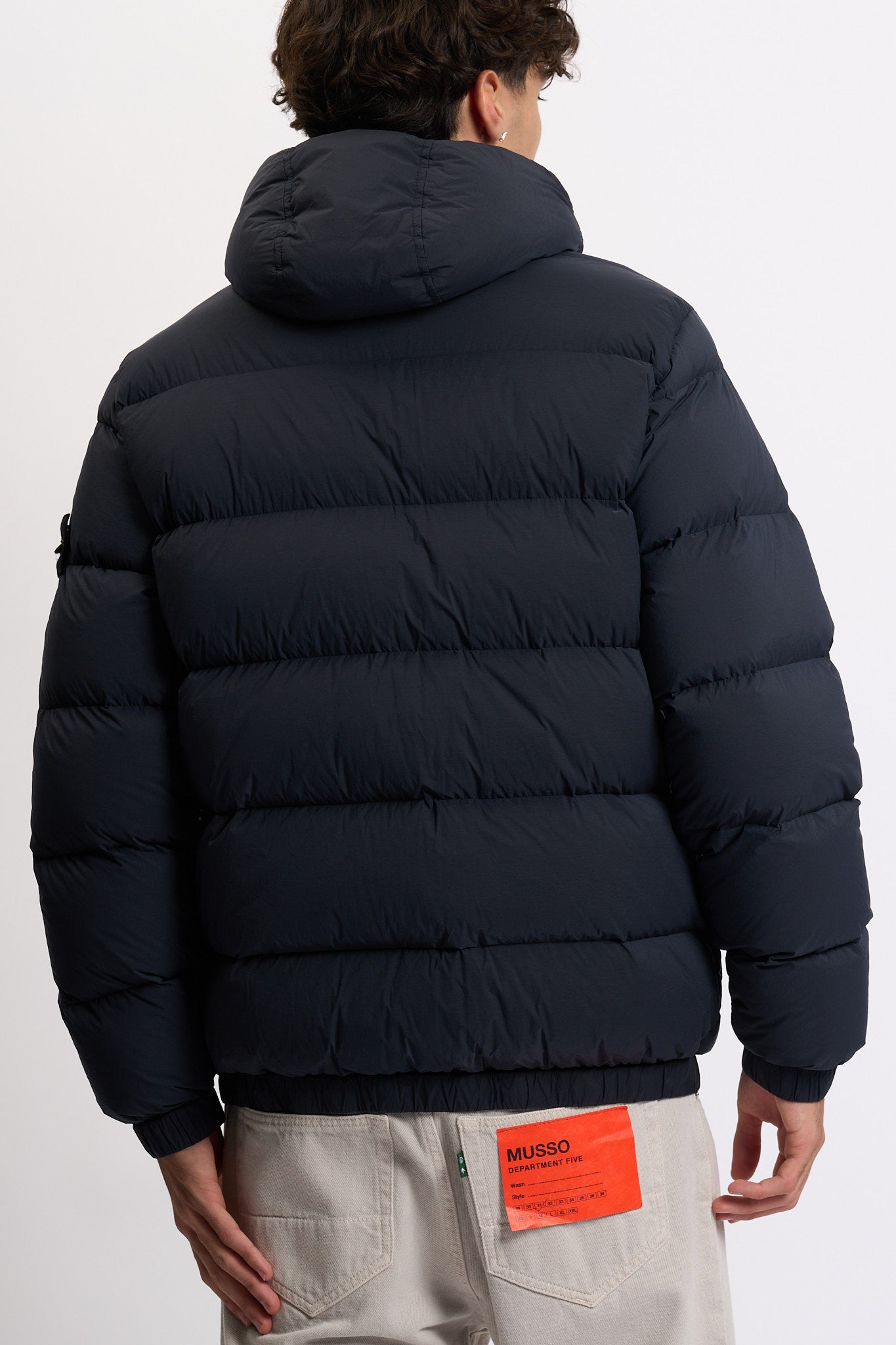 Stone island Giubbino Con Cappuccio Blu Uomo-5