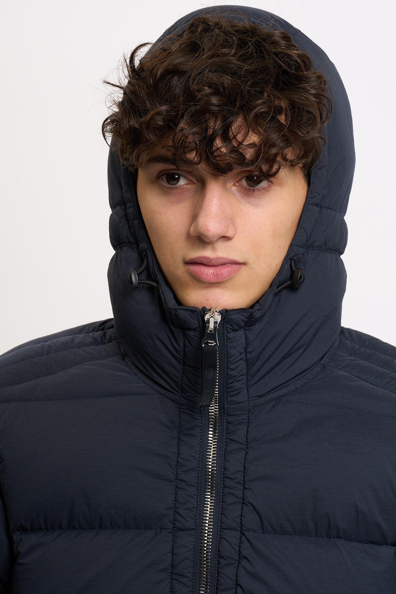 Stone island Giubbino Con Cappuccio Blu Uomo-6
