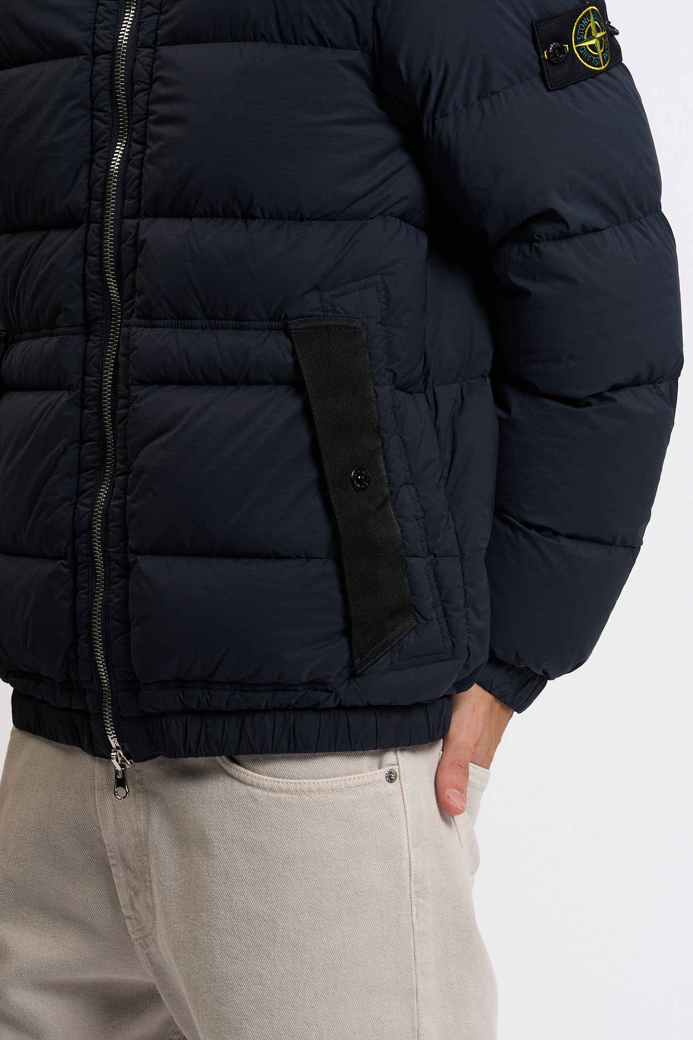 Stone island Giubbino Con Cappuccio Blu Uomo-7