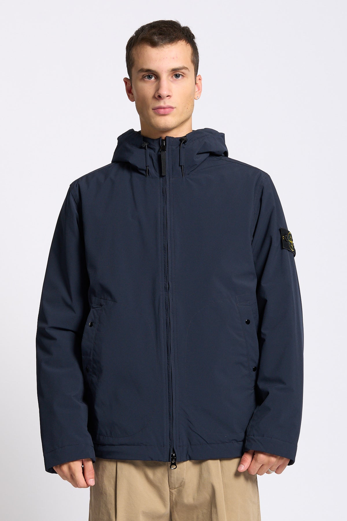 Stone island Giubbino Soft Shell Blu Uomo-2