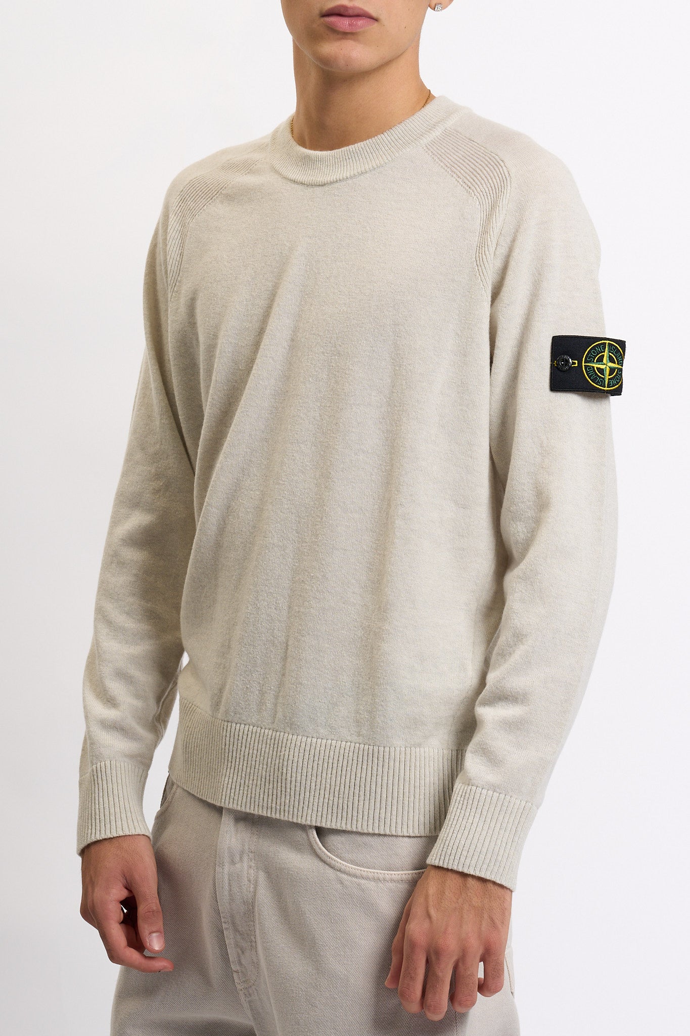 Stone island Maglia Geelong Avorio Uomo-4