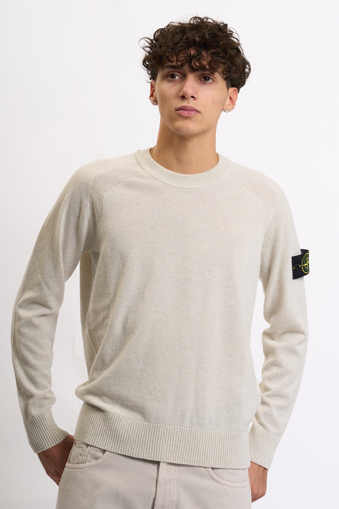 Stone island Maglia Geelong Avorio Uomo-1