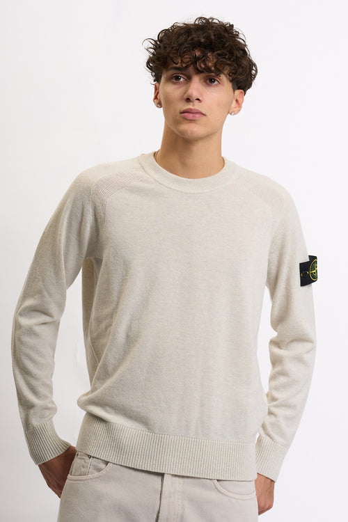 Stone island Maglia Geelong Avorio Uomo