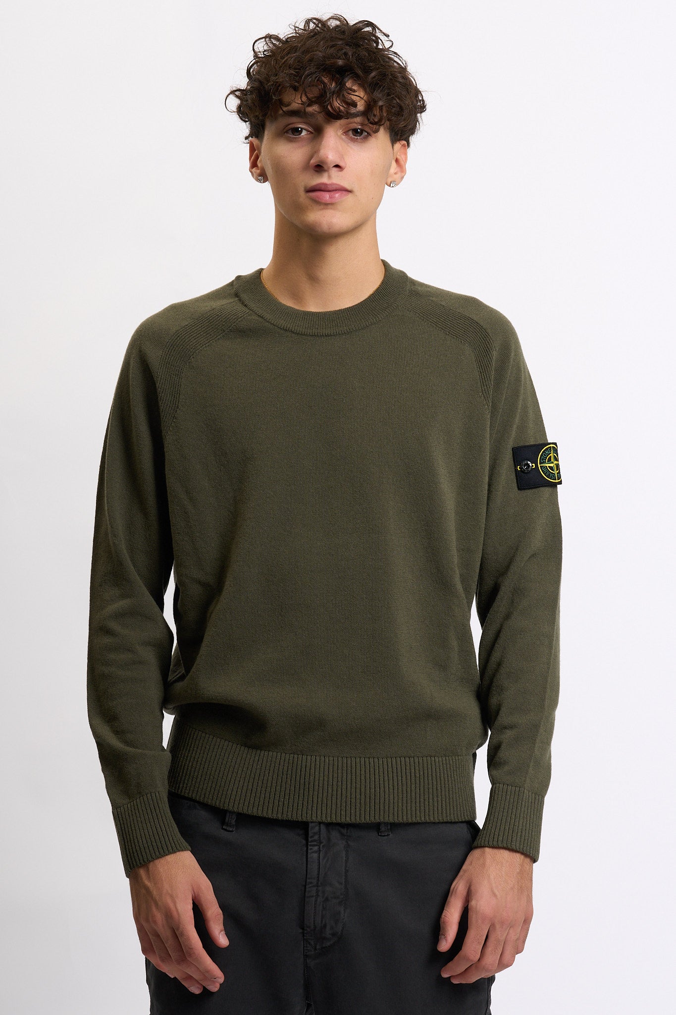 Stone island Maglia Geelong Militare Uomo-6