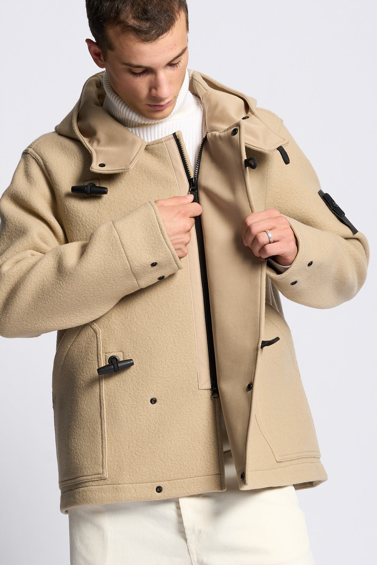 Stone island Montgomery Biscotto Uomo-9