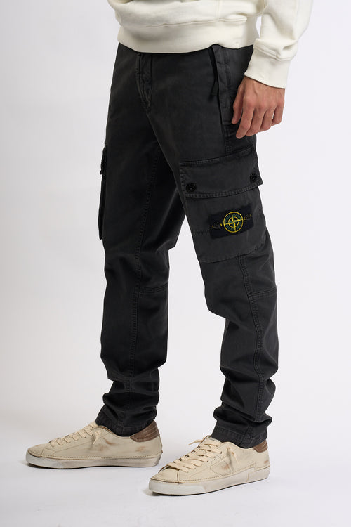 Stone island Pantalone Cargo Piombo Uomo