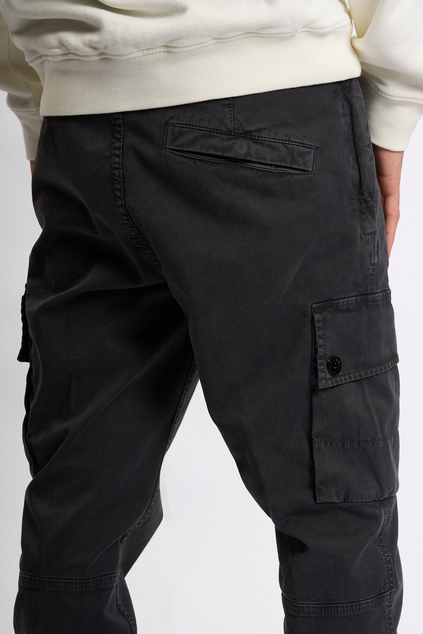Stone island Pantalone Cargo Piombo Uomo-2