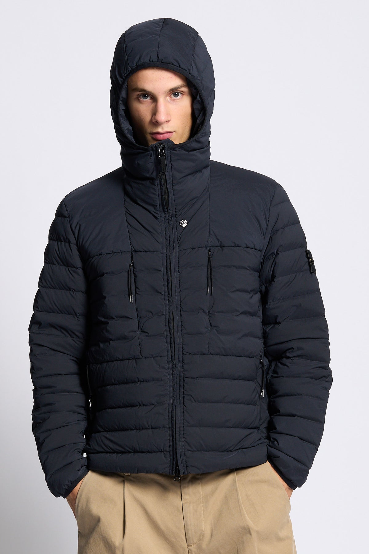 Stone island Piumino 100 Grammi Blu Uomo-5