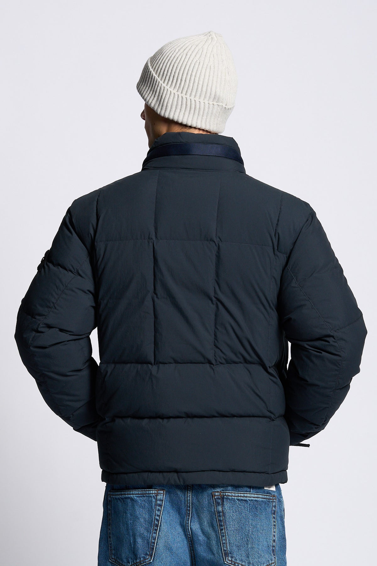 Stone island Piumino Cotton Blu Uomo-9