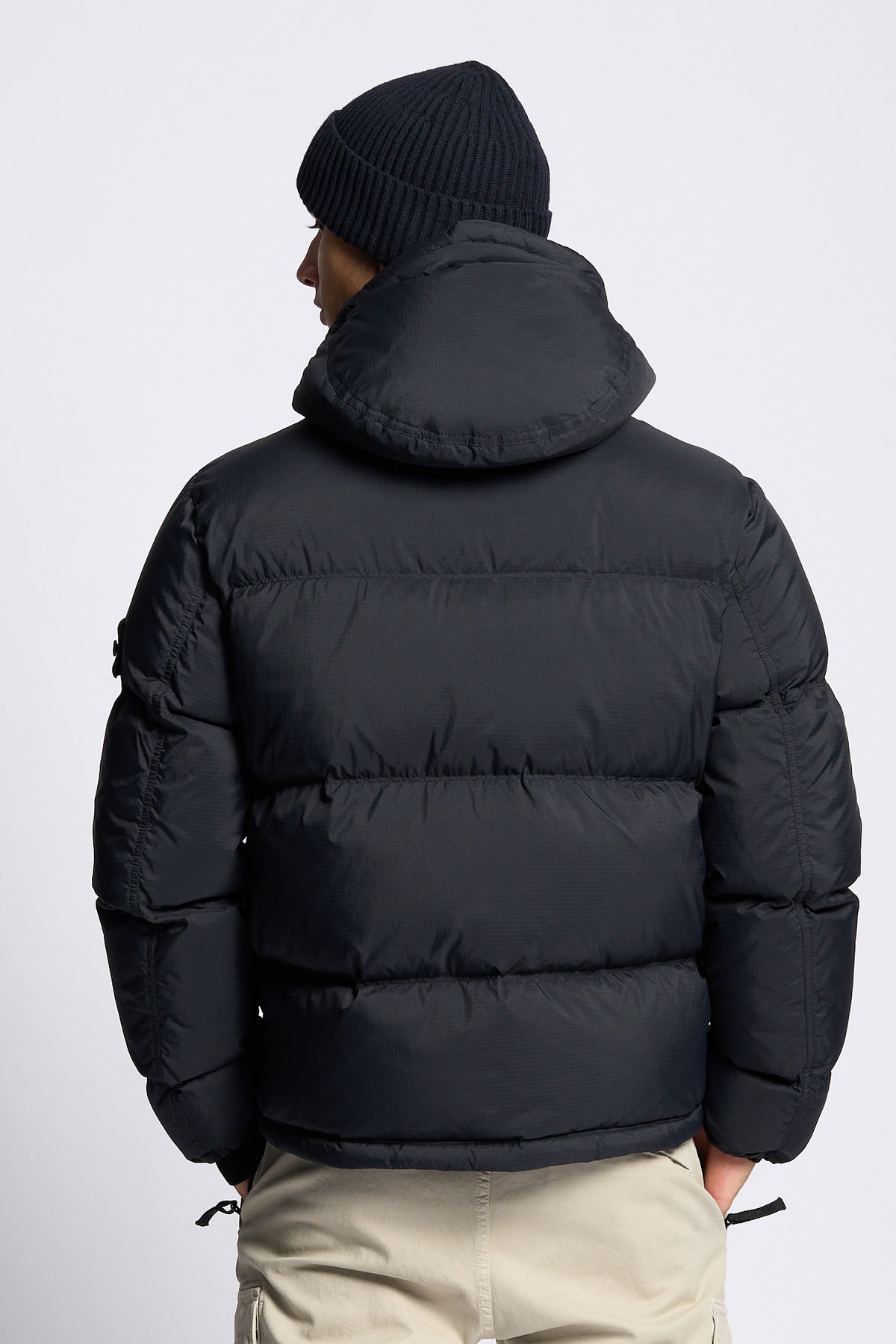Stone island Piumino RipStop Cordura Nero Uomo-5